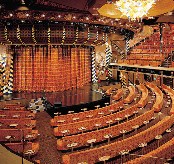 Theater interior on Carnival Liberty.