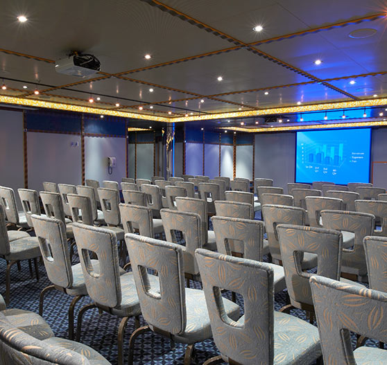 Large conference room interior on Carnival Magic.